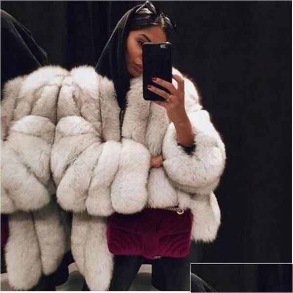 Womens Fur Faux Fur Womens Fur Faux Clearance Venda Mulheres Casaco Quente P Teddy Outono Inverno Luxo Jaqueta Macia Para Outwear Grosso 4Xl H Dhnym