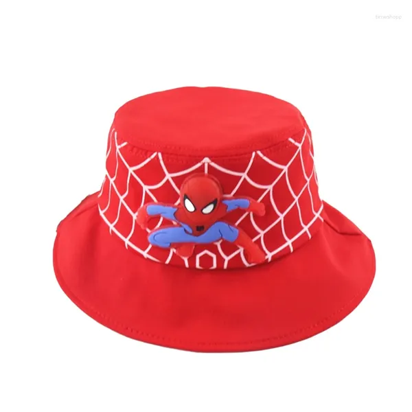 Berretti Ragazzo Bambino Cappelli a secchiello in cotone Donna Protezione solare estiva Cappello Panama Bambini Cappelli stile Fedora e borsalino Sunbonnet Berretto da spiaggia per pescatore all'aperto