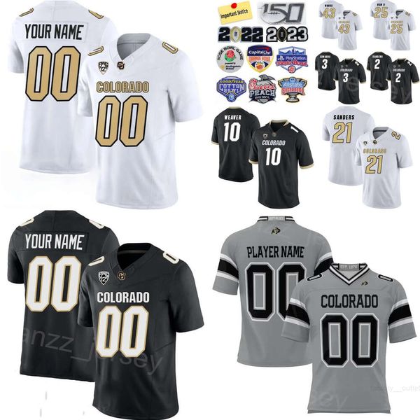 Mens Futebol Colorado Buffaloes College 43 Trevor Woods Jerseys ProSphere 3 Omarion Cooper 14 Joel Klatt 5 Jimmy Horn Jr 21 Shilo Sanders 25 Marvin Ham II University