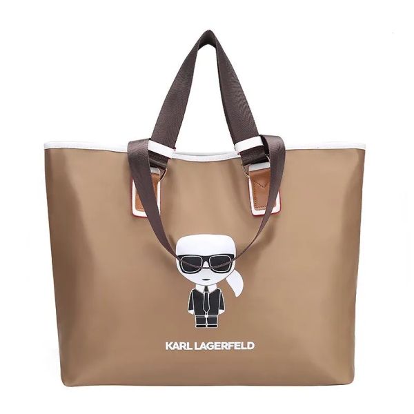 Karl Lagerfield Mulher Canvas Weekend Tote Shop Bolsa de Ombro Homem Crossbody Designer Duffle Bag Luxurys Bolsa Sacos de Bagagem Moda Embreagem Shopper Travel Laptop Bag
