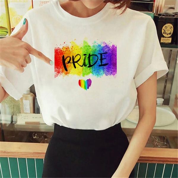 T-shirts Femmes Pride Tshirt Femmes Funny Top Girl Designer Harajuku Vêtements