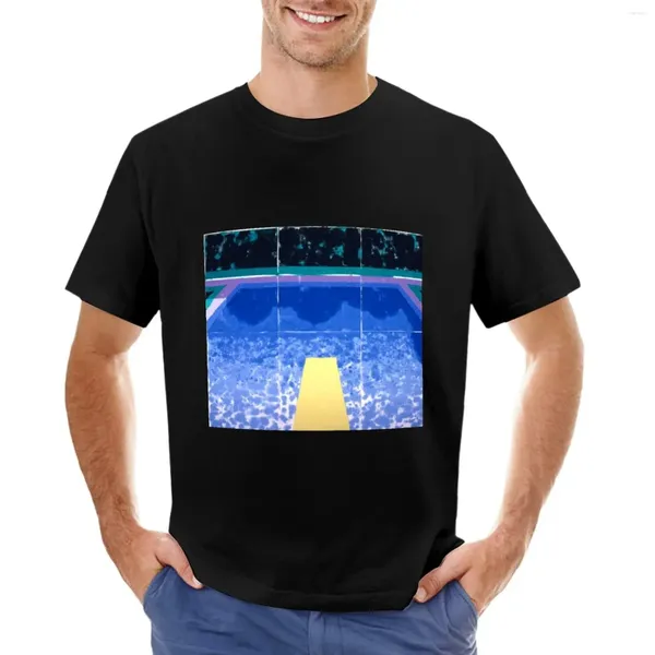 Canotte da uomo Grande piscina con acqua blu T-shirt Kawaii Abbigliamento Camicie T-shirt grafiche Uomo alto T