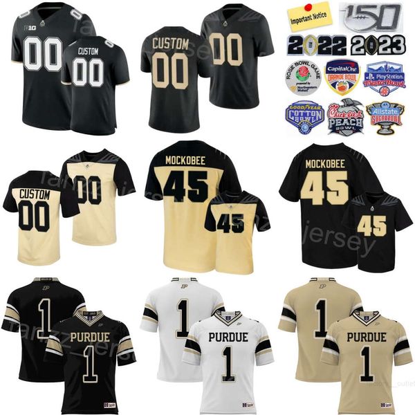 Stitch Football College Purdue 4 Deion Burks Maglie Uomo ProSphere 31 Dillon Thieneman 21 Sanoussi Kane 1 Hudson Card 45 Devin 3 Tyrone Tracy Jr Uniforme universitaria