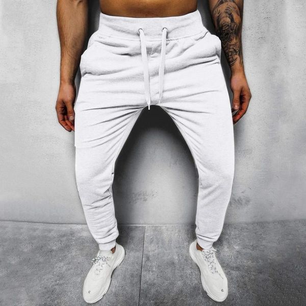 Мужские брюки шлепают спортивные штаны Средняя талия для мужчин с карманами Big House Cut Jean
