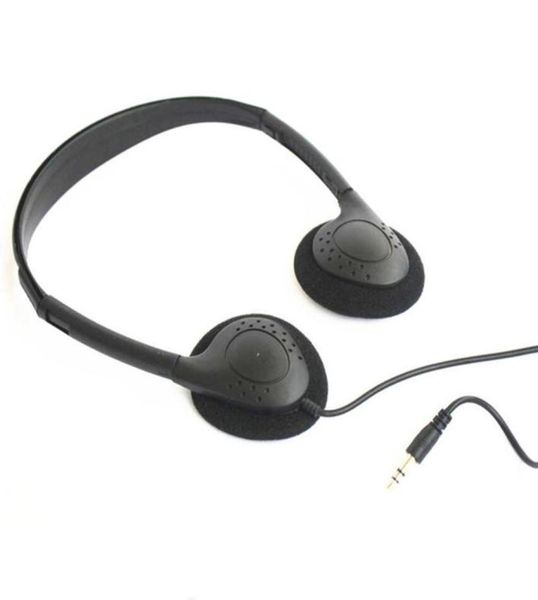 Kostengünstige 35-mm-Stereo-Einweg-Headsets, Bulk-Klassenzimmer-Kopfhörer für Krankenhäuser und Fitnesscenter, 25 Stück, Los 1894726