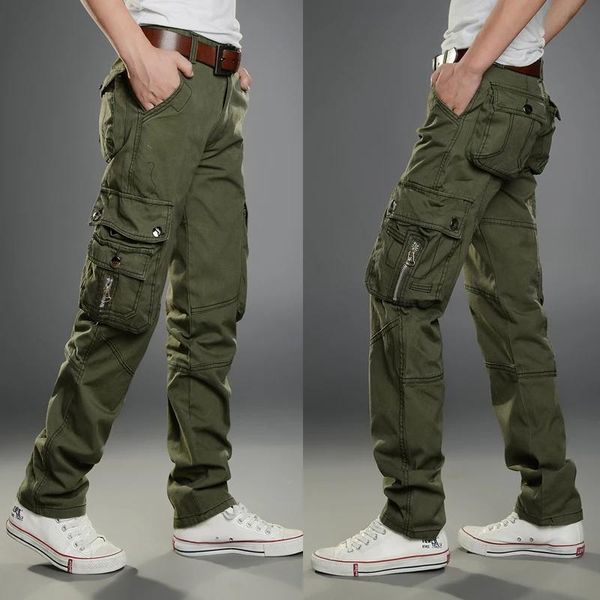 Pantaloni Pantaloni tattici Uomo Army Cargo Jogging Pantalon Homme Hip Hop Pantaloni militari Uomo Abiti da lavoro Abbigliamento streetwear per uomo