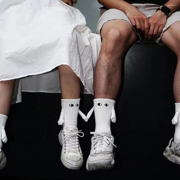 Женские носки, 1 пара, магнитные креативные стереоскопические мультяшные глаза для пар, студентов, милый баскетбольный спортивный подарок на день рождения