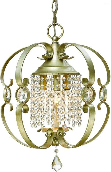 Lustres Mini Chandelier Aço Branco Ouro Lâmpadas Contemporâneas para Sala de estar Luzes Pingente