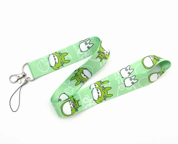 Correias de telefone celular encantos japão anime cordão pescoço cinta clipe para cartão de identificação chave do carro titular do crachá do telefone móvel pequeno atacado