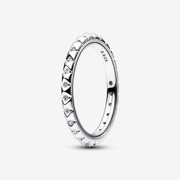 Nuovo elenco Anello in argento sterling 925 con piramidi ME per le donne Anelli di fidanzamento per matrimoni Gioielli di moda Spedizione gratuita