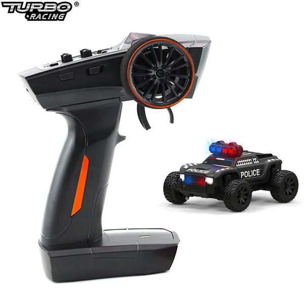 Turbo Racing 1/76 C82 RC Truck Car Mini Full Proporcional RTR Carro Brinquedos com Luzes Frescas para Crianças e Adultos Presente 240105