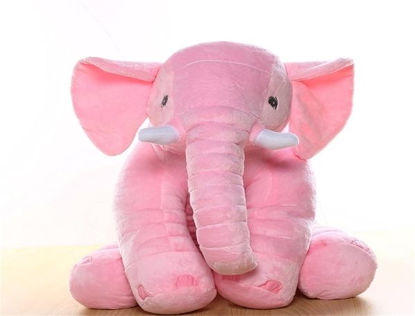 406080cm travesseiro de elefante macio para bebê dormindo brinquedos de pelúcia bonecas de animais de pelúcia gigante suporte traseiro infantil 2108046073659