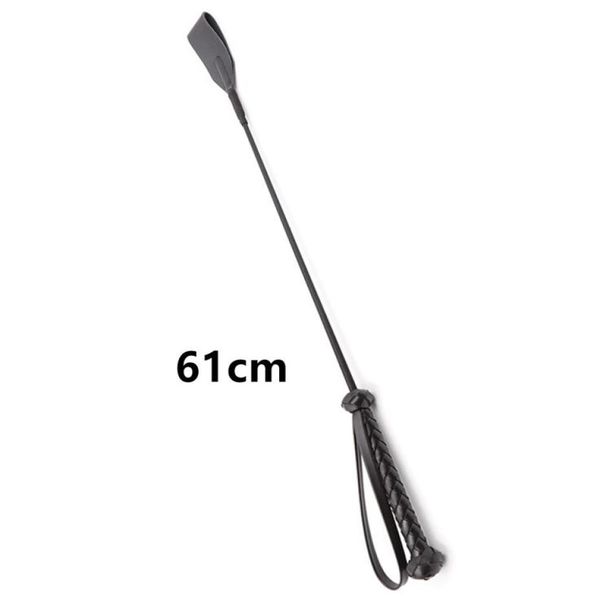 61 cm Frusta di cavallo Sesso Sculacciata Fruste di vera pelle Fetish Flogger in giochi per adulti per coppie che flirtano giocattoli per donne e uomini9009710