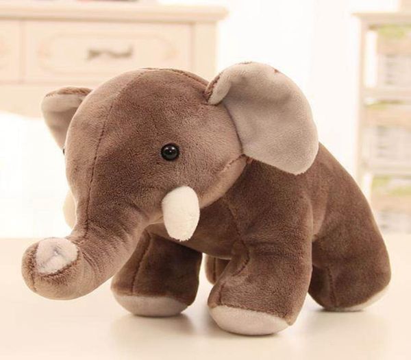 25cm sevimli büyük doldurulmuş peluş oyuncak fil simülasyonu fil bebek atma doğum günü Noel hediyesi5566674