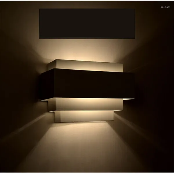 Lâmpada de parede Morden Breve Design Lâmpadas Multicamadas Iluminação LED E27 220V Luz para quarto Home Fixture Sconce