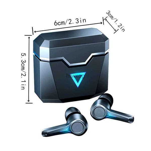 Auricolari per cellulare Cuffie wireless Gaming Sport Auricolari in-ear con cuffia compatibile Bluetooth con cappucci YQ240105