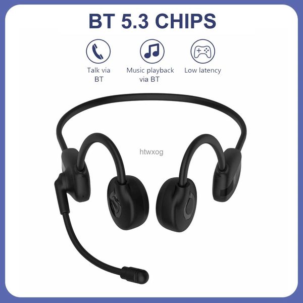 Handy-Kopfhörer BH628 Knochenleitungskopfhörer Drahtloser Bluetooth 5.3-Kopfhörer Outdoor-Sport-Headset mit Ohrhörern Freisprecheinrichtung mit Mikrofon YQ240105