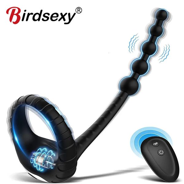 Sexy brinquedos cockring para homens casais app controle bluetooth vibrador bens adultos para homens masturbador pênis anel sexy acessórios 240105