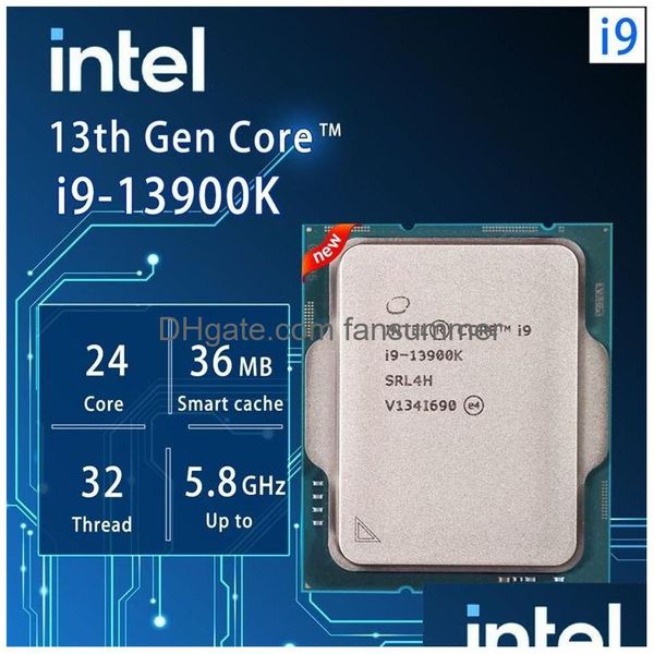 Cpus intel core i913900k i9 13900k 30 ghz 24core 32thread processador cpu 10nm l336m 125w lga 1700 bandeja mas sem cooler 231117 drop dhp3b