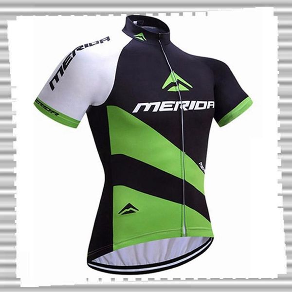 Radfahren Jersey Pro Team MERIDA Herren Sommer schnell trocknend Sport Uniform Mountainbike Shirts Straße Fahrrad Tops Racing Kleidung Outdoor281V