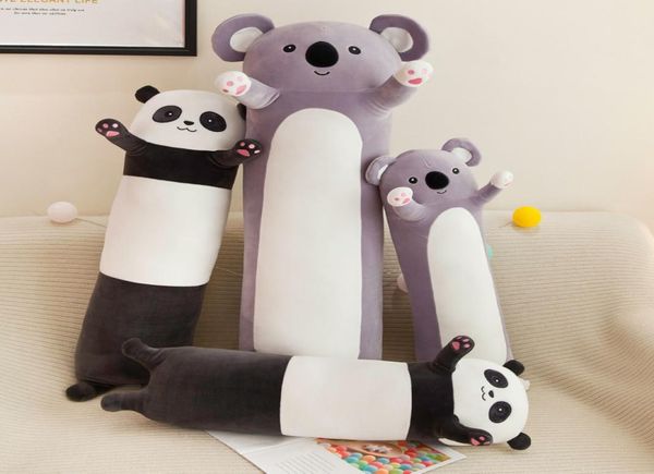 Креативные длинные плюшевые игрушки 70130 см, милая подушка коала панда, мягкая подушка с мультяшными животными для детей, подарок на день рождения для девочек, дом 2475386