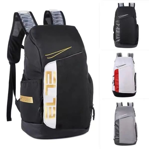 Luxurys Air Cushion Sacoche Mochila Laptop Bag Homens Elite Pro Hoops Sports Student Designer Bag Schoolbag Junior Trainer Bags Outdoor Travel Back Pack Bolsa de Ombro