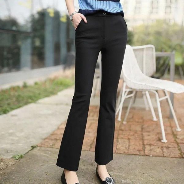 Damenhosen Sexy Damenschneiderei Arbeit Büro und Capris Kleidung Skinny Leggings Slim Flare Casual One Size G 90er-Jahre-Hose für Frauen