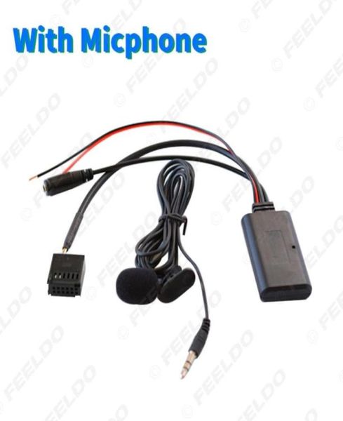 Auto Drahtlose Betooth Modul Adapter Für Ford Focus Fiesta Mondeo Musik 12Pin Aux Kabel Stereo AUXIN Betooth AUX Kit 629151349757212262
