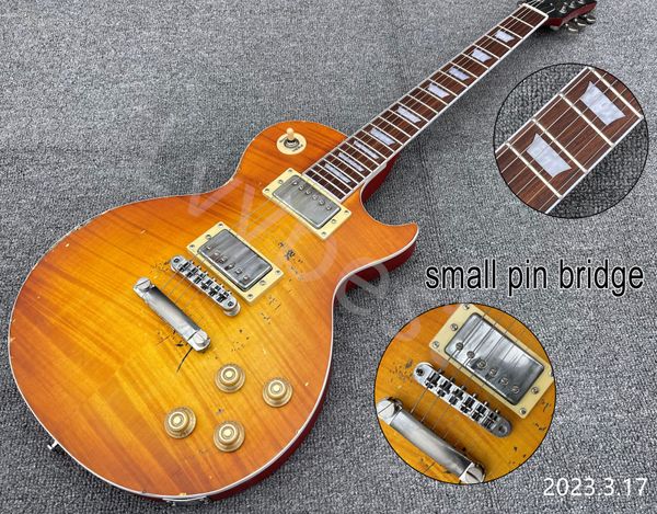 Электрогитара Relic Work Honey Burst Flame Top Хромированные детали Old Aged NoPickguard