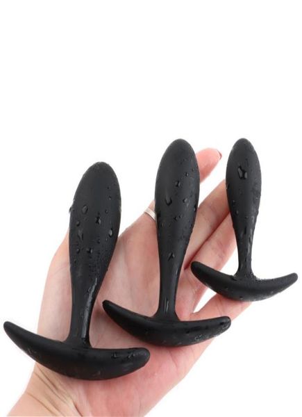 Massaggio Goccia d'acqua Perlina anale Butt plug in silicone Stimolatore Giocattoli del sesso Dildo Plug anale per massaggiatore prostatico per uomini Coppia gay1739931