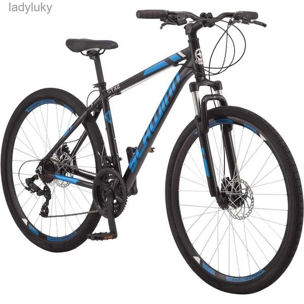 Bicicletas conforto adulto bicicleta masculino e feminino duplo esporte bicicleta 700c rodas leve quadro de alumínio 18-inch framecyclingl240105