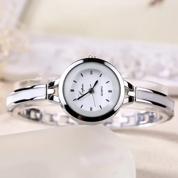 Relógios de pulso mulheres relógios elegante temperamento feminino senhora coreana simples relógio de pulso estudante requintado pequeno dial tendência reloj para mujer