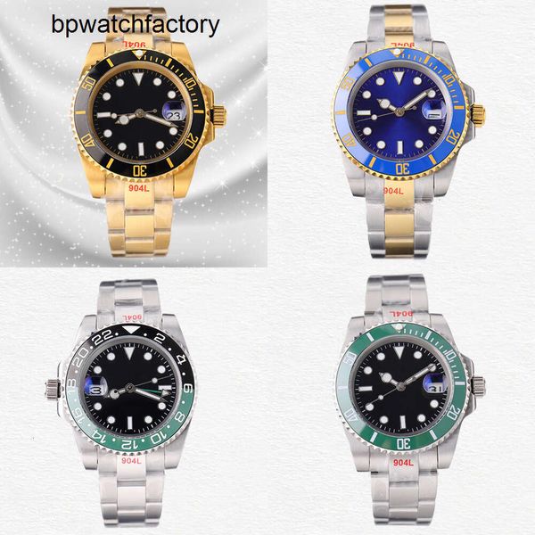 Роль Мужские часы известного бренда Модные механические часы 40 мм 904L, складная пряжка из нержавеющей стали, водонепроницаемые светящиеся сапфировые стекла, часы Montre de Luxe