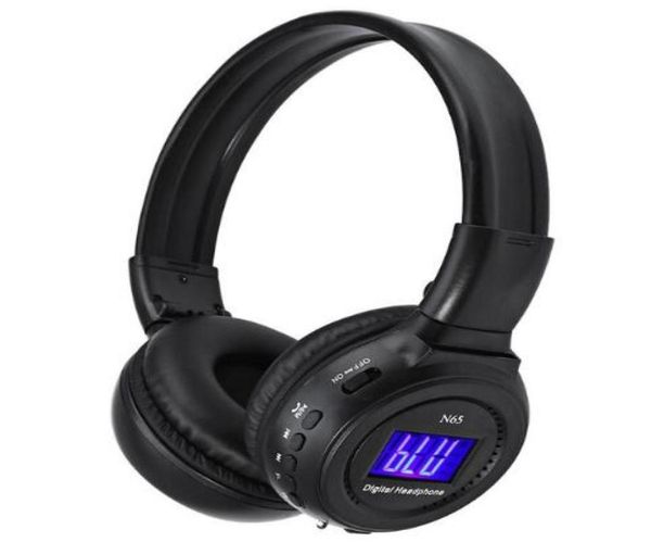 N65 Bluetooth Kulaklık Dijital 4 Arada 1 Çok Fonksiyonlu Derin Bas Katlanabilir Kablosuz Stereo Kulaklık