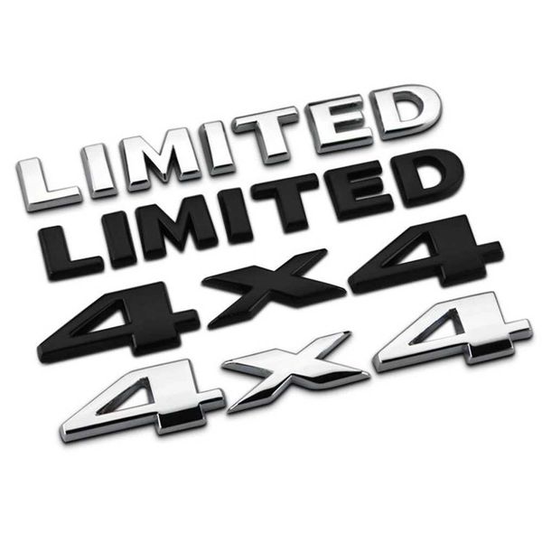 Adesivos de carro 3d metal tronco do carro emblema adesivos para jeep 4x4 letras limitadas emblema grand cherokee compass renegado 2006 2011 acessórios