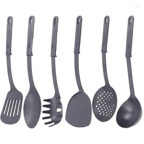 Conjuntos de panelas Utensílios de cozinha Conjunto de ferramentas de cozinha de nylon Utensílios de mesa antiaderentes multifuncionais pá colher