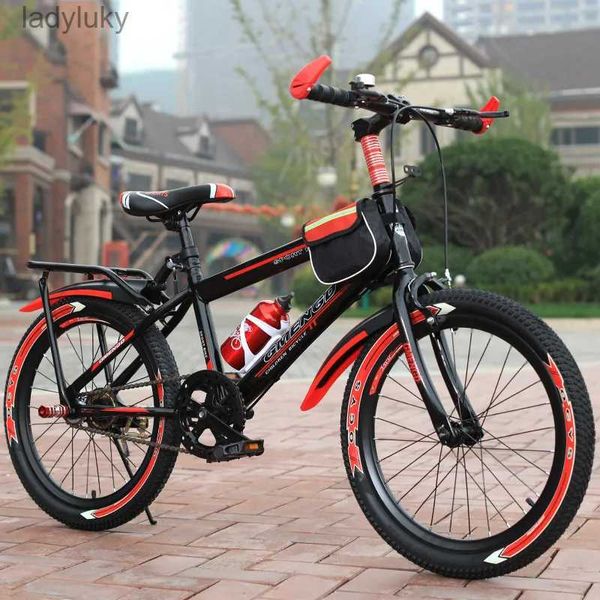 Bikes Outland La nuova bicicletta per bambini da 20 a 22 pollici Mountain bike 6-7-8-9-10 anni Boy Buggy Pupil Bike Kids BicycleL240105