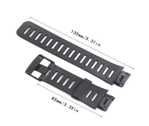 1set Weiche Gummi Uhr Band Metall Schnalle Handgelenk Strap für Suunto Xlander Smart Uhr Zubehör Kit H09157900803