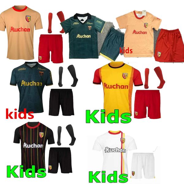 maglia RC Lens 23 24 maglie da calcio casa lontano Saint-Barbe speciale KAKUTA FULGINI DIOUF SPIERINGS GANAGO SOTOCA WAHI 9 Maglia da calcio 2023 fan dei bambiniTHIRD AWAY GOLD SES