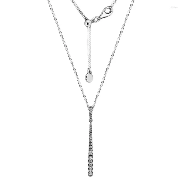 Подвески Подвеска «Падающая звезда» Ожерелье с прозрачным CZ из стерлингового серебра 925 пробы Ювелирные изделия PANDOCCI