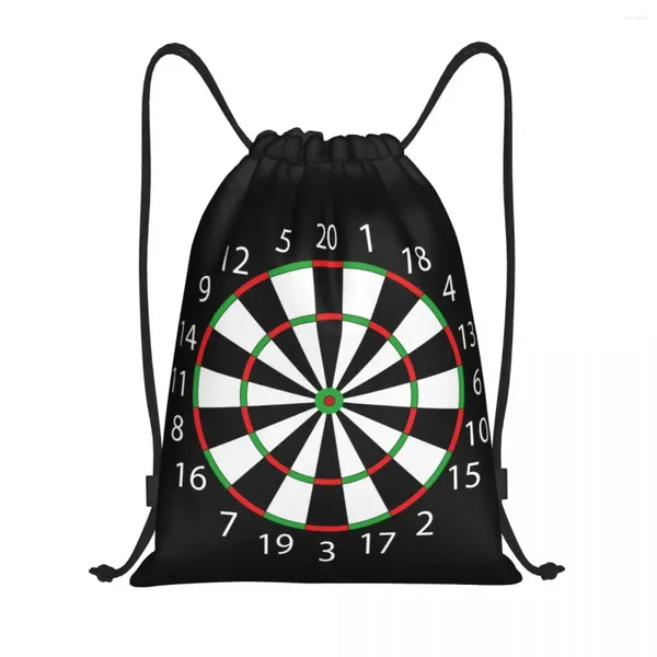 Einkaufstaschen Darts Board Pfeil Ziel Kordelzug Rucksack Frauen Männer Sport Gym Sackpack Tragbare Tasche Sack