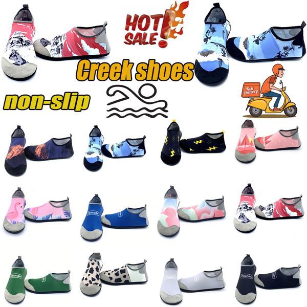 Scarpe da scoglio da spiaggia ad asciugatura rapida Pantofole da nuoto unisex da mare Scarpe da surf a piedi nudi da mare Scarpe da ginnastica a monte Donna Uomo Sandali leggeri taglia 34-45