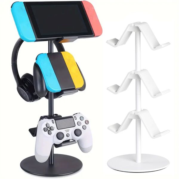 Alüminyum alaşım oyun kontrol kolu standı Bluetooth kulaklık tutucu gamepad kontrol kolu, oyun aksesuarları için evrensel braket switch pro xbox 360 ps4 ps5