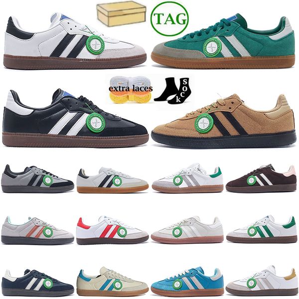 OG ADS Adimático Bold Indoor Designer Shoes Plataforma Sneaker Cloud Core Core Black Goma Baixa Treinadores de couro de camurça superior Vegan Veta