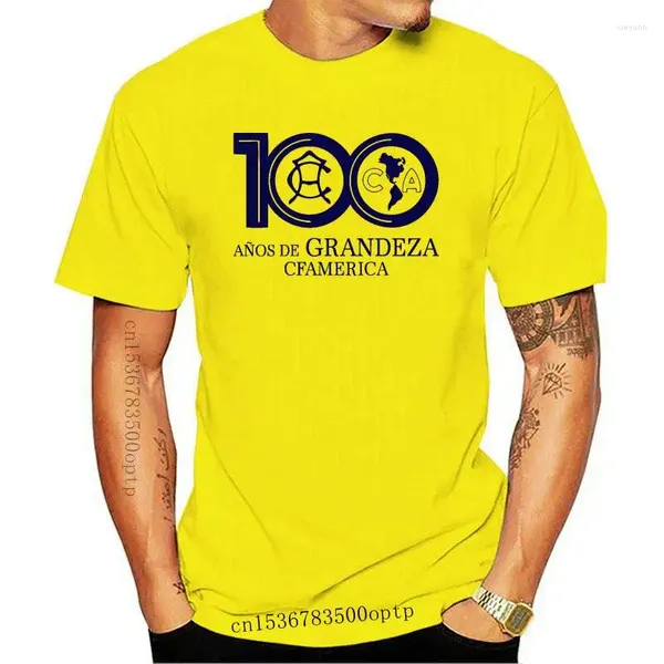 Camisetas masculinas Mens Club América 100 Anos De Grandeza Camiseta Odiame Mas