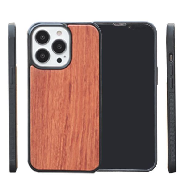 Fabrik-Handyhüllen aus ganzem Holz für iPhone 13 pro max 12 mi 11 XR, natürliche Bambus-Smartphone-Abdeckung, Holzschale, langlebig1476027