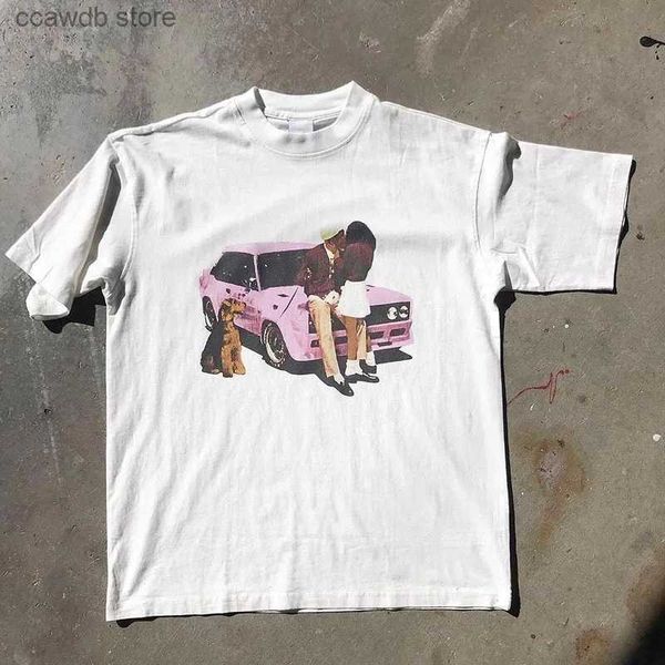 Homens camisetas Novas roupas estéticas camisetas para mulheres moda punk kawaii princesa impressão camiseta streetwear mangas curtas y2k top t240105