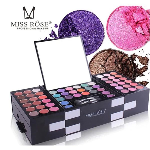 Imposta Miss Rose Matte Eyeshadow Make Up Palette Professional 142 colori Ombretto Sopracciglio Polvere Blush Combinazione Kit set trucco DHL f