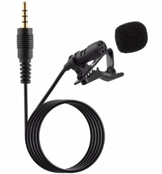 Mini Kondenser yaka mikrofonu 35mm kravat yaka lavalier klip