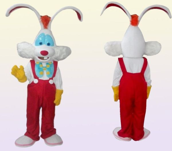 2018 Costume della mascotte del coniglio del costume della mascotte unisex CosplayDiy su misura della fabbrica2357653